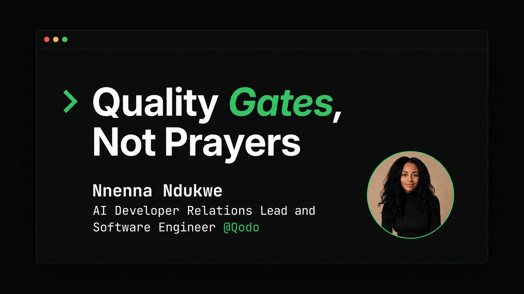 Make Quality Executable